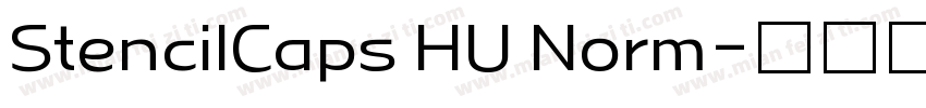 StencilCaps HU Norm字体转换